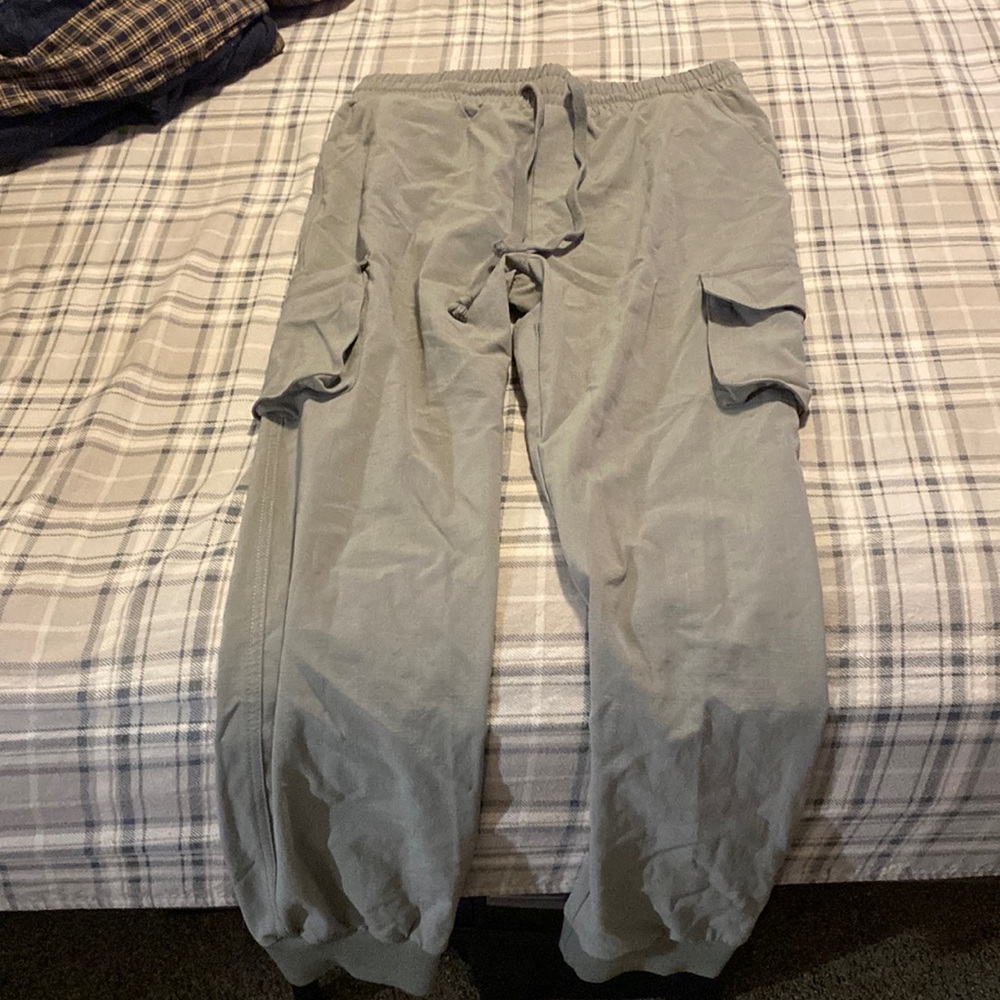 Army green joggers